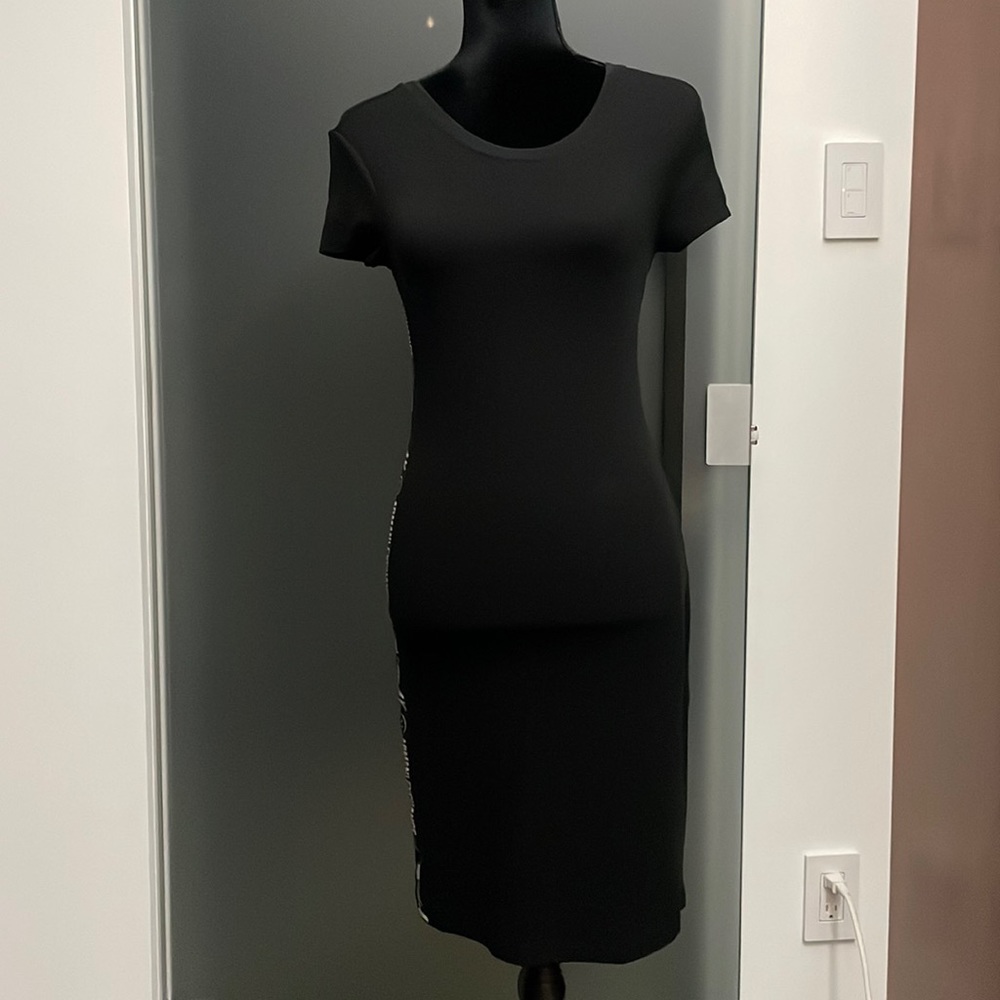Armani Exchange Bodycon Dress With Ax Logo On Both Si Gem